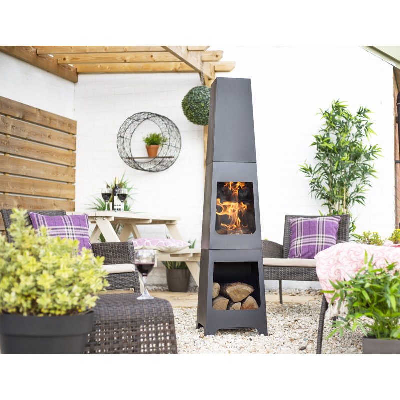 Square Steel Chimnea