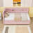 Twin Upholstered Daybed Bed with 2 Drawers, USB Ports and LED Belt-1291531221