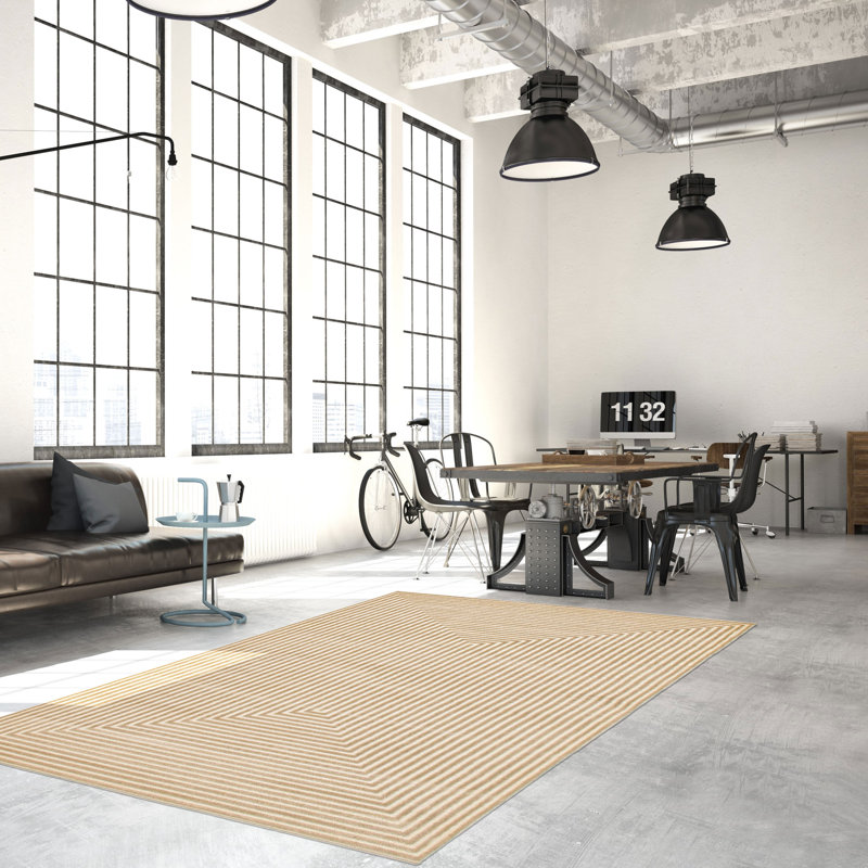 Coates Abstract Indoor Rug, Rectangle 4'7" x 6'7"