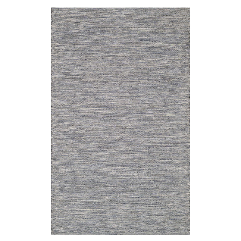 Home Conservatory Solid Blue Handwoven Handwoven Indoor/Outdoor Rug ...