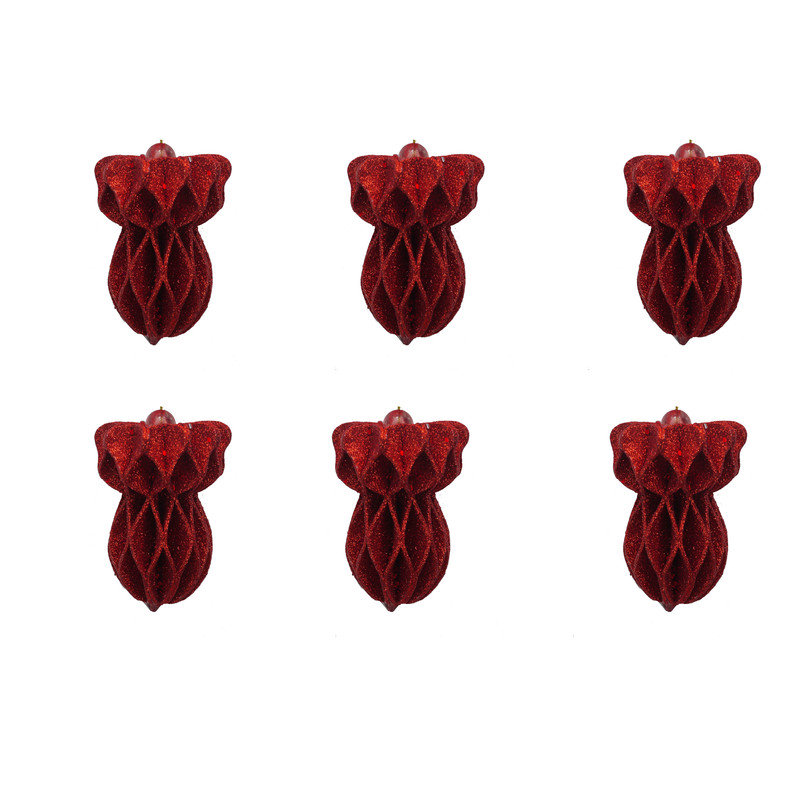 Ornament Group (3), Red