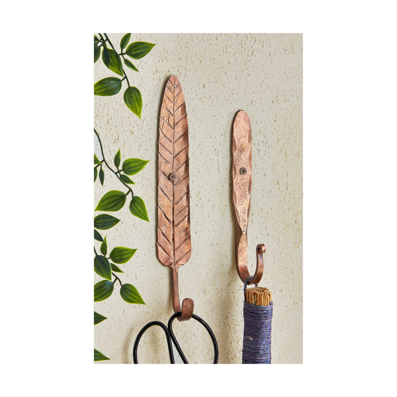 Forged Leaf Wall Hook