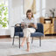 Méridienne moderne avec table d'appoint et coussin de dossier-1282774736