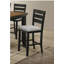 Tabouret de bar noir moderne en carbone