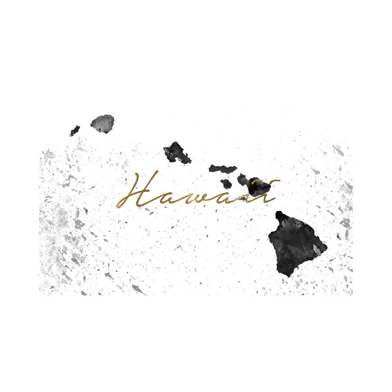 Hawaii - Wrapped Canvas Painting, 66.04cm H x 101.6cm W x 1.91cm D