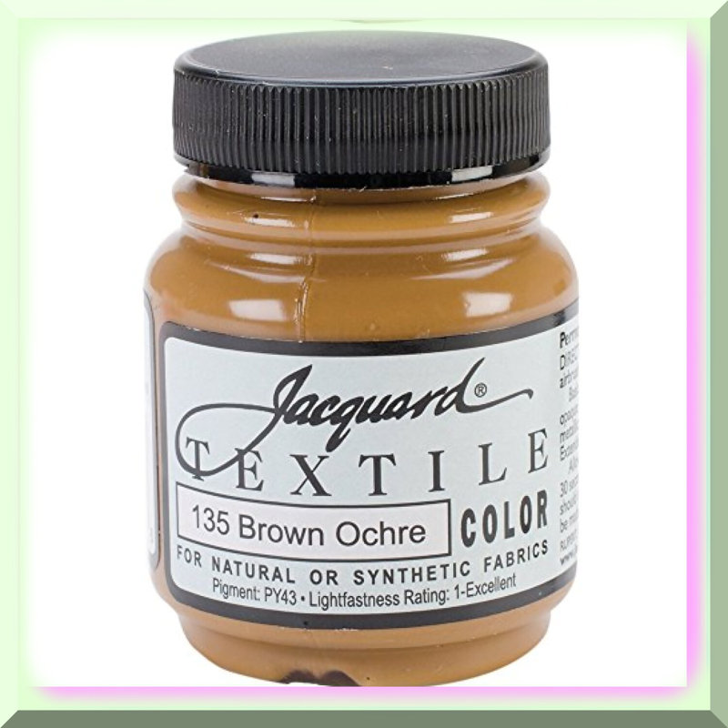 Vibrant Orange Dimensional Fabric Paint 1-1/4 oz, Brown