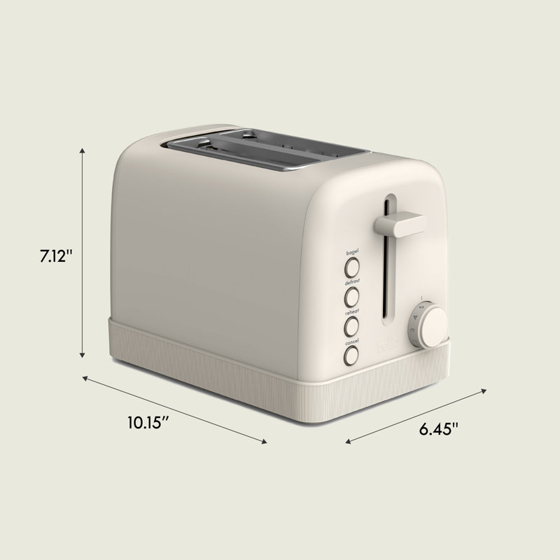 Bella 2-Slice Toaster, Gray