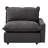 Upholstered Modern Linen Fabric One-Armed Chair-122850632