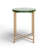 Morticia Dacey Round Glass Accent Table