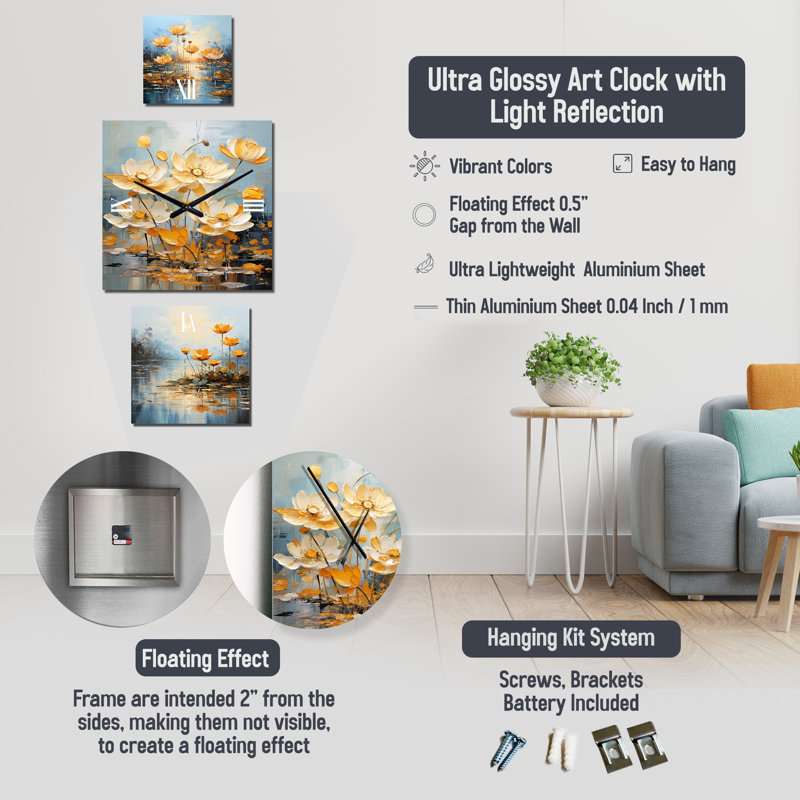 Maaike Metal Wall Clock