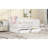 Wood Daybed With Fence Guardrails And 2 Drawers, Split Into Independent Floor Bed With Daybed-433976556-433976558
