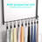 Over Door Hat Rack, 3 Tier Wall Mounted Hat Holder With 16 Hooks And 10 Movable Clips, Cap Hanger Storage Up To 26 Caps-1042996450
