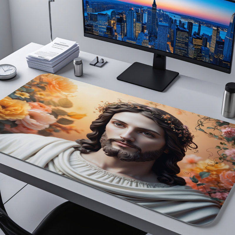 Polyester Desk Pad, 23.6x13.8