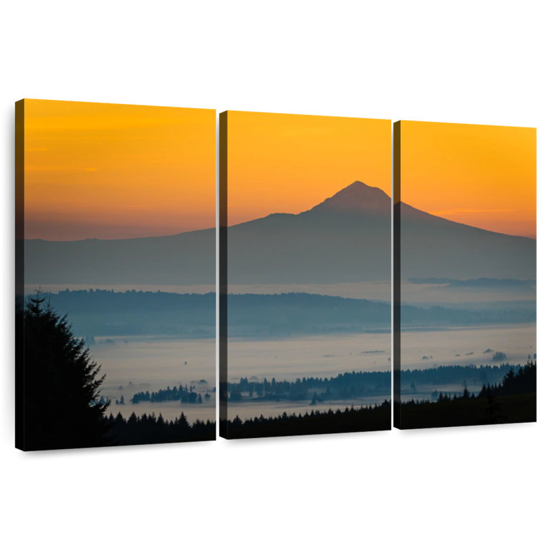 Alvord Mt. Hood At Dawn, H 36 po x l 57 po