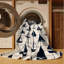  Washable Sailboat Silhouettes Coastal Area Rug