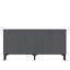 Console Adams 59,1 x 29,5 x 12,6 pouces Adams 100% panneau de particules enduit de mélamine, épaisseur: 0,7 pouce | Comprend plusieurs tablettes, conception à fixation murale | Élégant et fonctionnel pour le salon et le vestibule-120473429