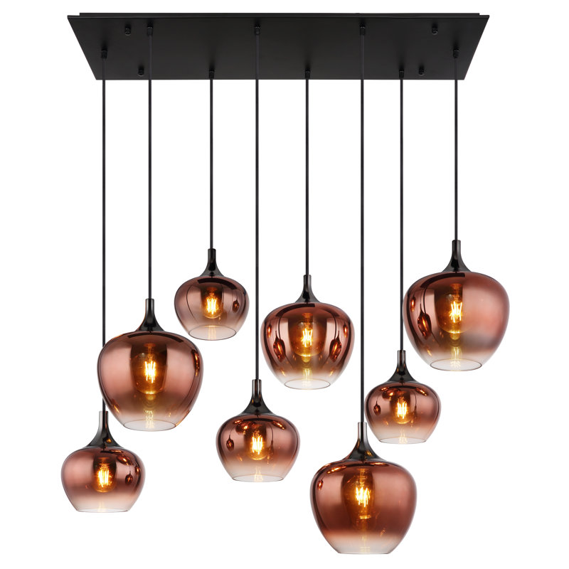 Isabelle 8 - Light Pendant, Copper-coloured