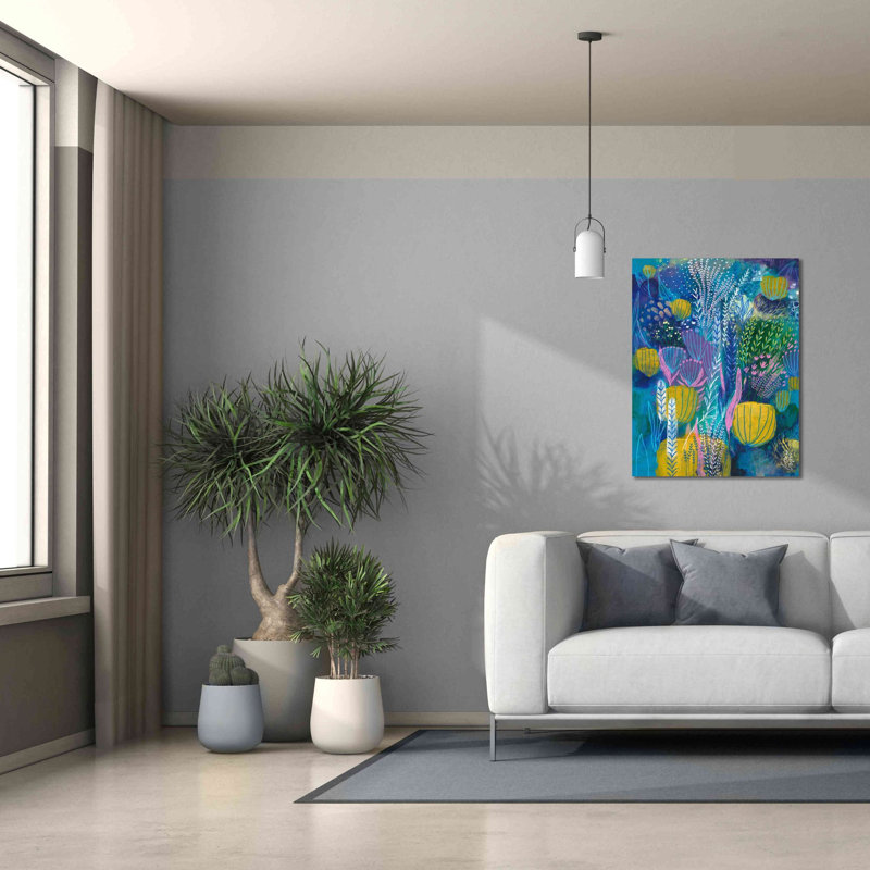 «Sea Life» par Corina Capri, impression sur toile, L 26 po x H 34 po