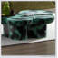 Table basse moderne en faux travertin texturé pour les salons élégants et les bureaux, durable et esthétique.-489458688