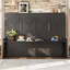Grand lit escamotable avec bureau, station de charge USB, gris foncé-123833717-123833718