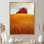 «Fatuberlio Countryside Golden Fields By The Farmhouse III», art mural sur toile