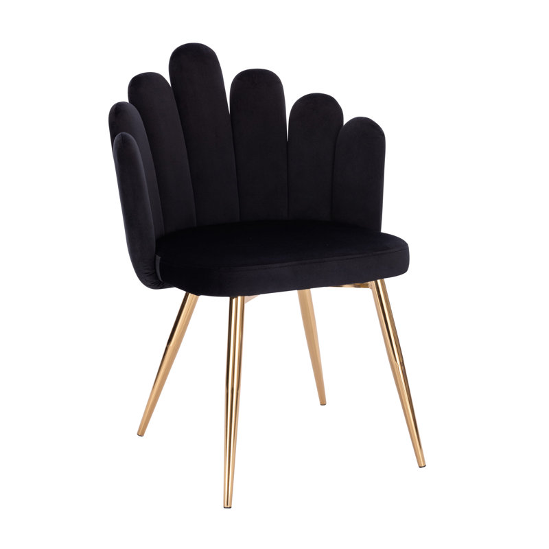 Fauteuil Medley, Velours noir
