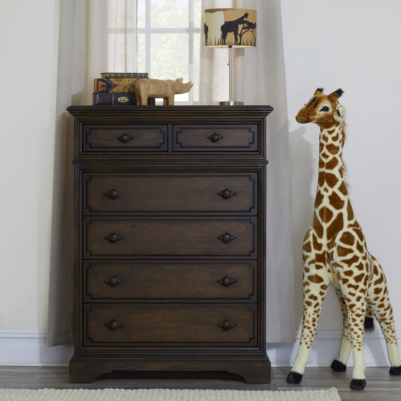 Brittain Kids 6 - Drawer Chest, Burnt Oak