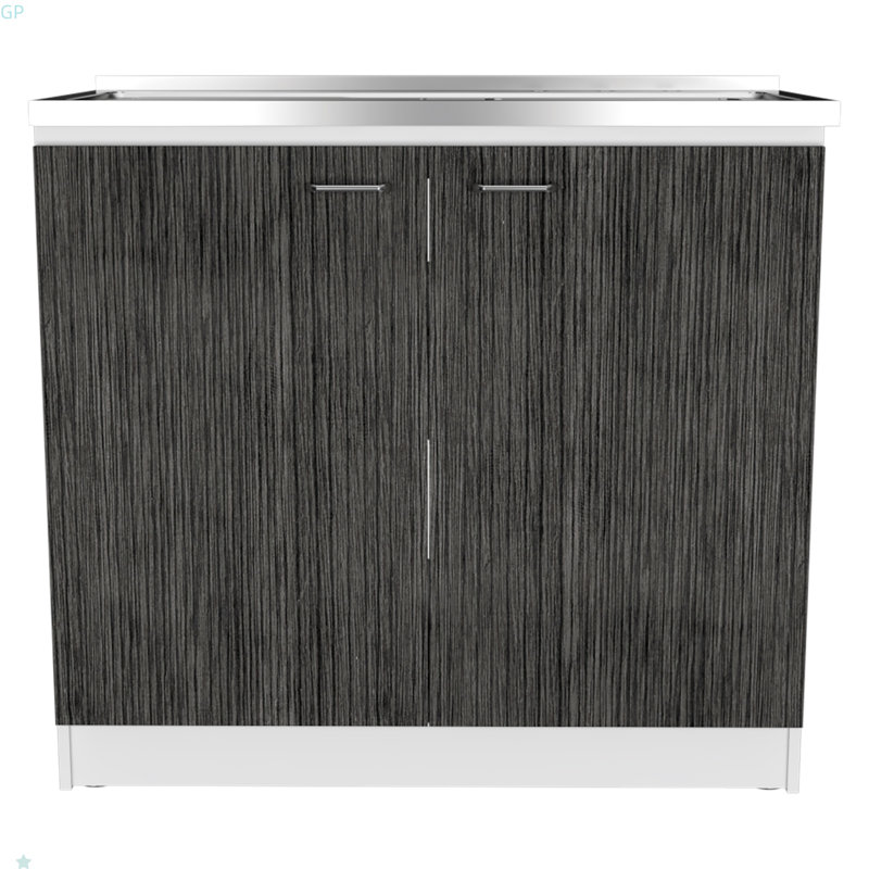 Brookeline Rectangle 2-Door Utility Sink And Cabinet
