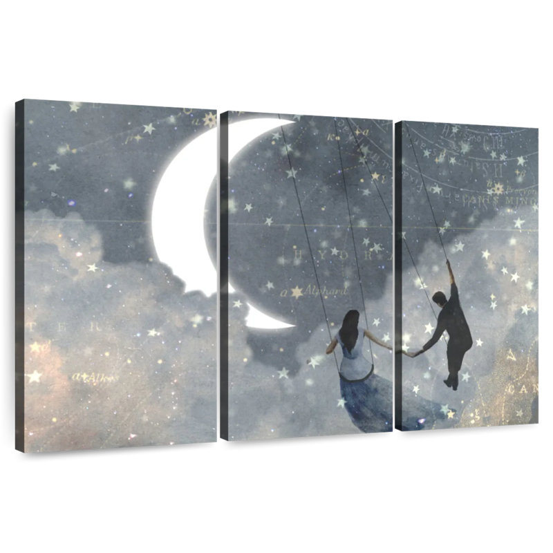 Kelan Magical Celestial Love I, 24" H x 38" W