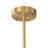 Priella Mid-century Brass Ellipse Glass Chandelier-1001720068-1001720071