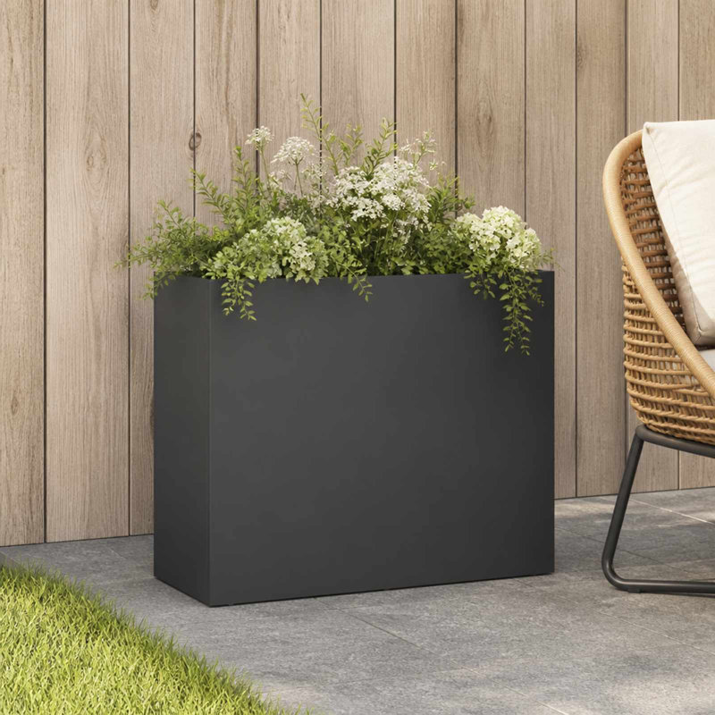 Planter, 40cm H x 50cm W x 20cm D, Anthracite, 1