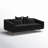 Coles 85'' Velvet Sofa - Black-1035960914