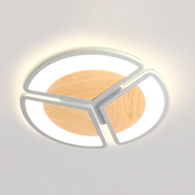 Freddye 15.8" LED Flush Mount Ceiling Light