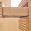 Meuble-lavabo mural de 30 po avec lavabo en céramique. Aspect noyer naturel. Entièrement assemblé. Intérieur spacieux pour le rangement. Fabrication en contreplaqué. Installation facile. Dessus propre. Unité de salle de bain stratifiée