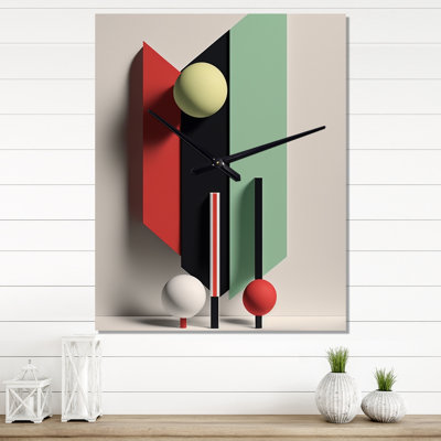 Reality Of Essential Shapes V - Minimalism Wall Clock Oversized