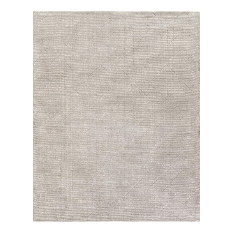Cyndle Hand-Tufted Wool Geometric Area Rug, Rectangle 7'10" x 10'