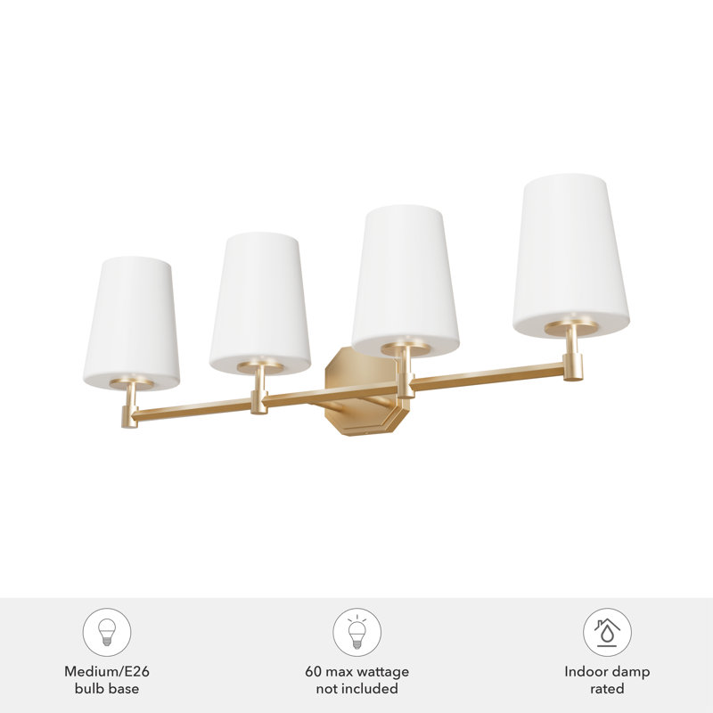Nolita Dimmable Vanity Light, Alturas Gold, 4
