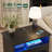 2-Drawer Nightstand With Light-369632464