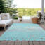 Tapis turquoise intérieur / extérieur lavable à la machine Christain ACN1366-109533020