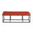Olmsted Faux Leather Bench with Metal Legs-1437296595