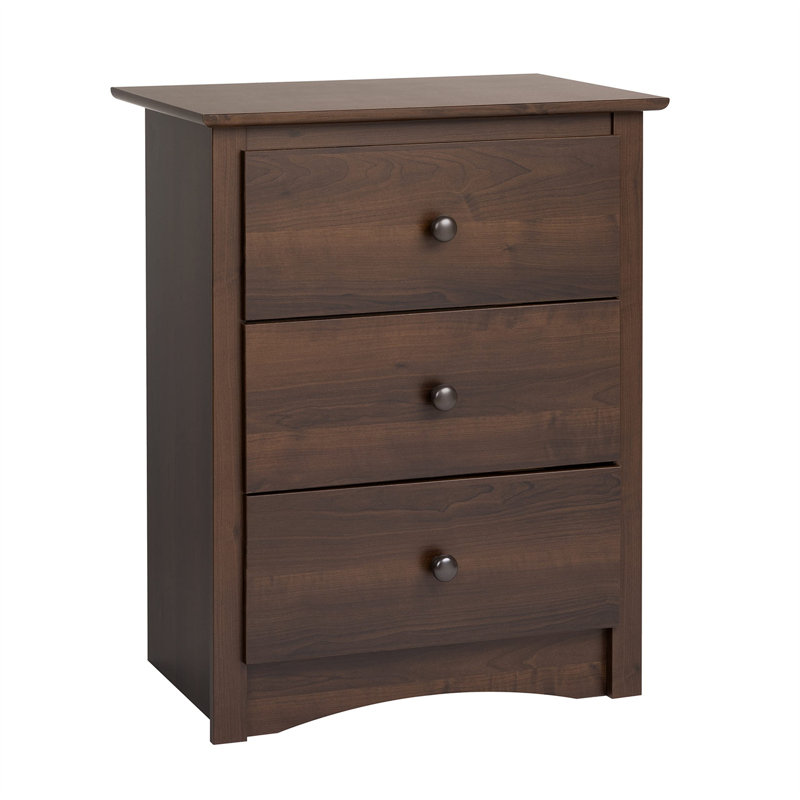 Dayrin 3 - Drawer End Table, Espresso