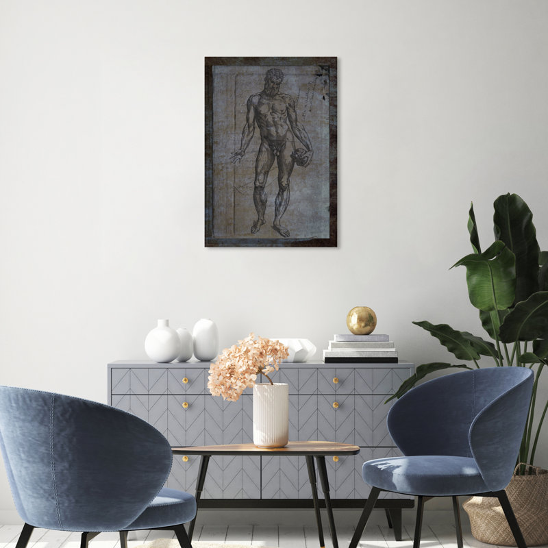 Le mâle - impression sur toile tendue, H 30 po x l 20 po x P 1,5 po