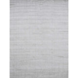 Silk Abstract Area Rug in Silver