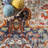 Chiasson Distressed Persian Machine Woven / Power Loomed Performance Gray Rug-1669653071