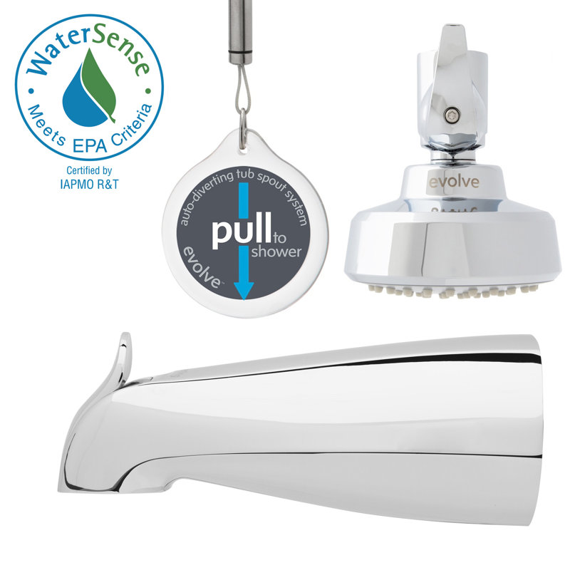 Chrome Wall Mounted Multi-head Shower System with Handheld