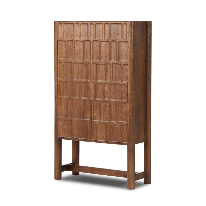 Ezri Cabinet-Black Oak, Brown