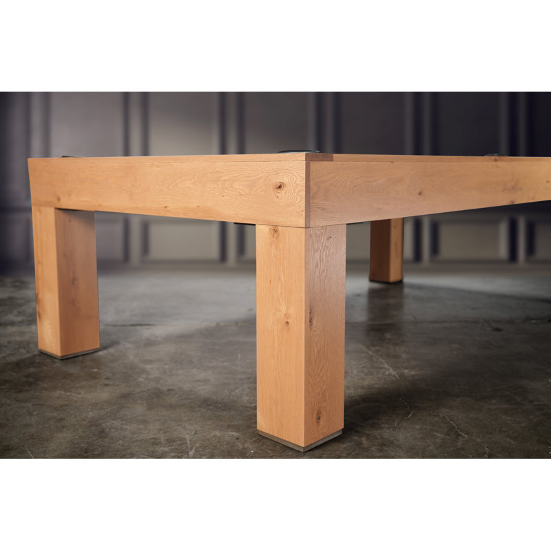 Doc & Holliday Parsons Pool Table In Rustic White Oak