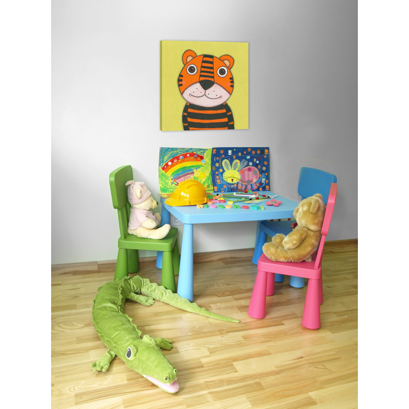 «Tiger», reproduction sur toile tendue, H 18 po x l 18 po x P 1,5 po