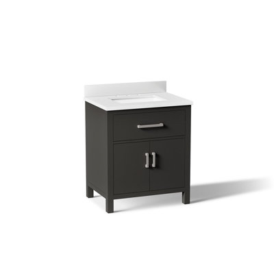 Kresla 30 In. Bathroom Vanity Cabinet With Sink And Quartz Top