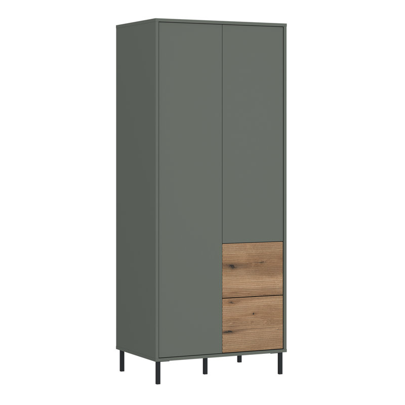 Sabreen 2 Door Manufactured Wood Wardrobe